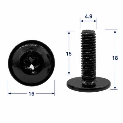 Металлический винт М5x15 Audi, Seat, Skoda, Volkswagen ОЕМ: N90785002. (различные элементы ).